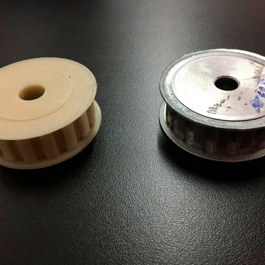 Polia em nylon técnico